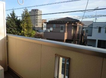 バルコニー　眺めもいいですね♪