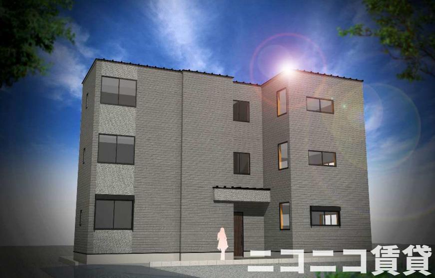 建物外観　建設中のため