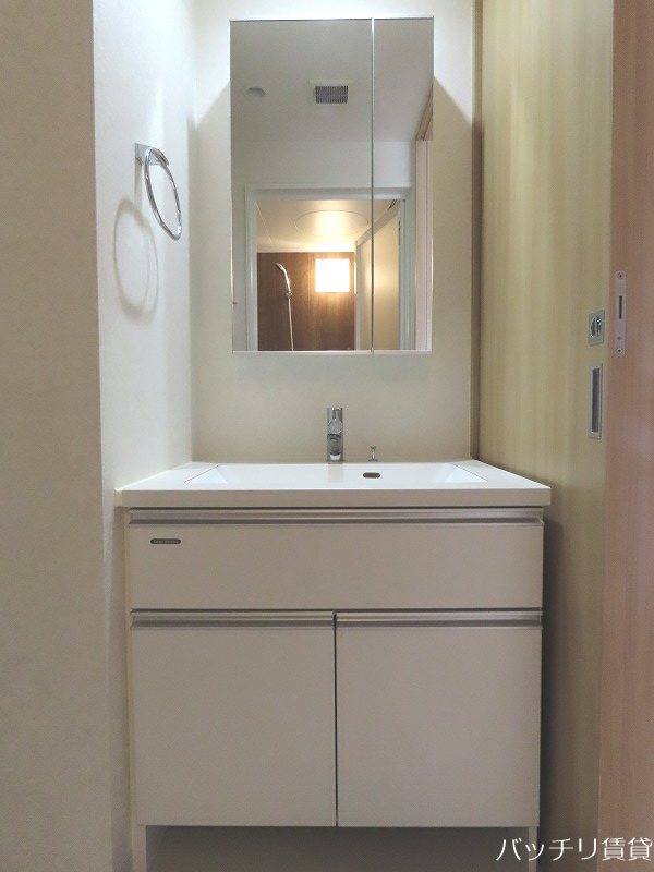 洗面設備　※同型タイプ写真の為、現状優先。初期費用分割可能