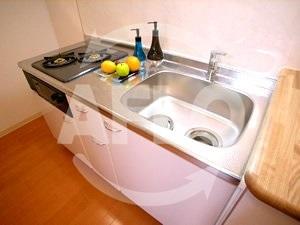 キッチン　NCA難波南　ガス2口コンロシステムキッチン