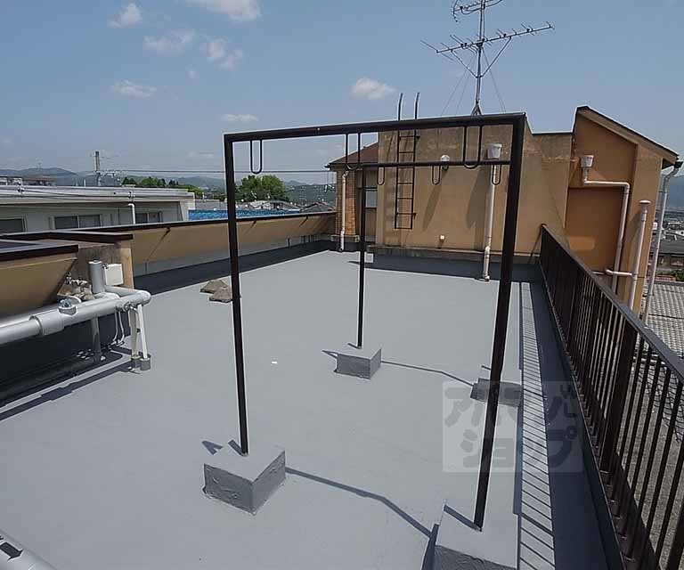 その他　屋上からの景色（物干しスペースとしても利用可能です）