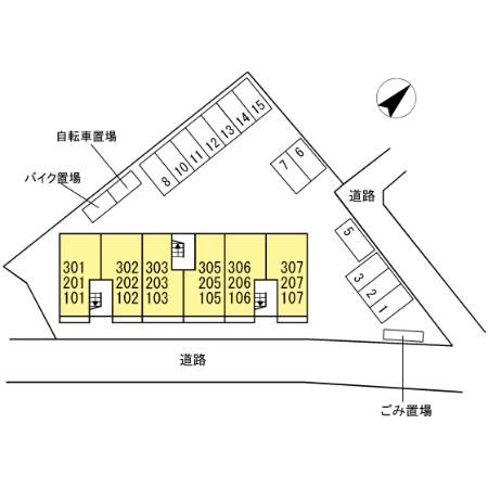 その他共有部分　配置図です。