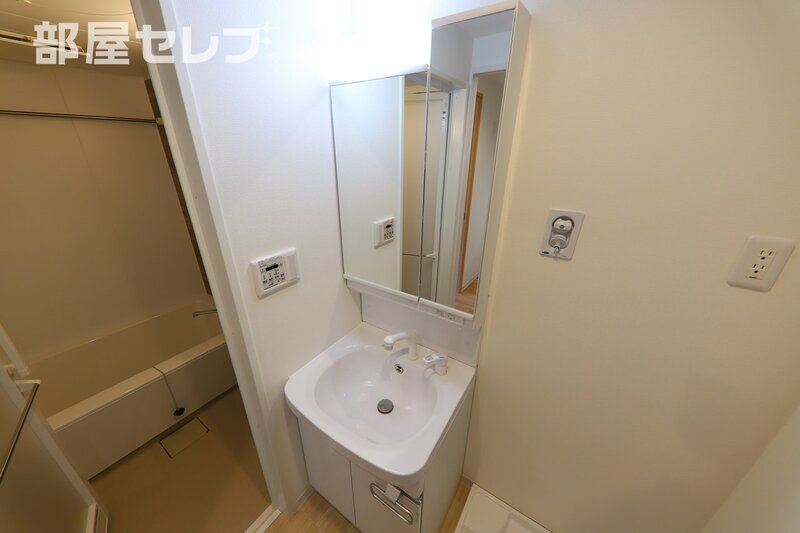 洗面設備　１４０７号室写真