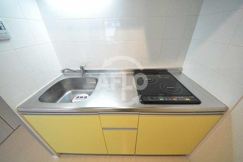 キッチン　シティヒルズ安堂寺　ＩＨ2口コンロシステムキッチン