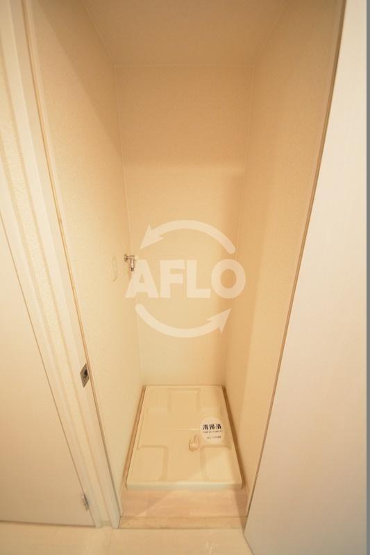 その他設備　シティヒルズ安堂寺　室内洗濯パン