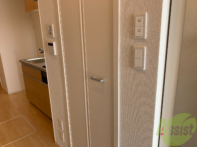 収納　クローゼット。荷物がたくさんあっても問題ないですね。