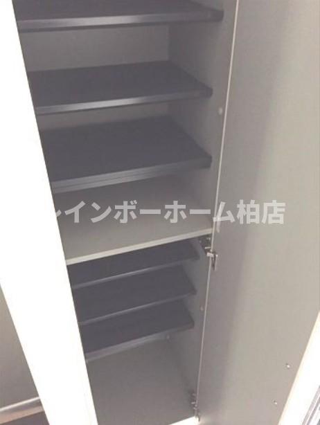 収納　玄関のシューズボックスです