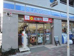 コンビニ　ローソン新大橋1丁目店（コンビニ）まで166m