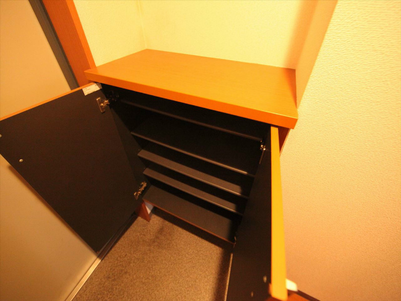 玄関　玄関　シューズボックス付