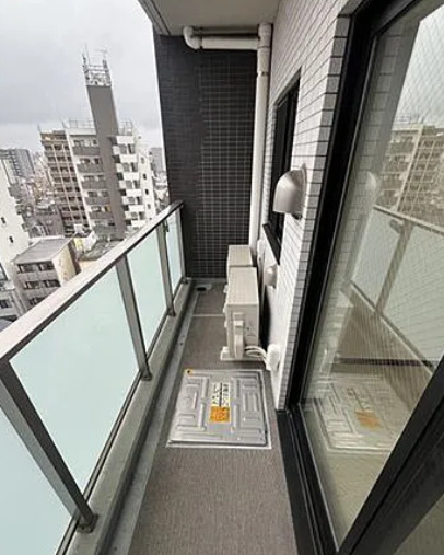 バルコニー　広々としたバルコニーです
