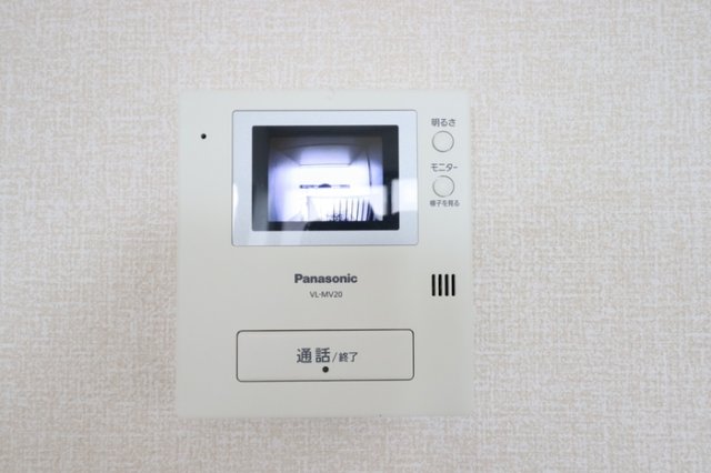 セキュリティ　モニター付きインターホンです