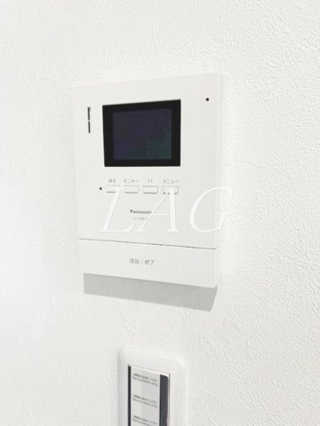 セキュリティ　モニター付きインターフォンです。