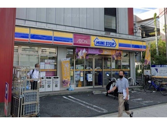コンビニ　ミニストップ福島野田2丁目店（コンビニ）まで455m