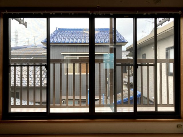 眺望　南向きの物件です。