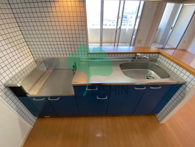キッチン　シンプルな清潔感のあるキッチンです！