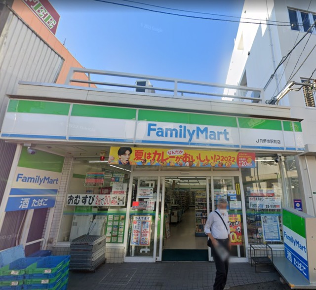 コンビニ　ファミリーマートJR堺市駅前店（コンビニ）まで393m