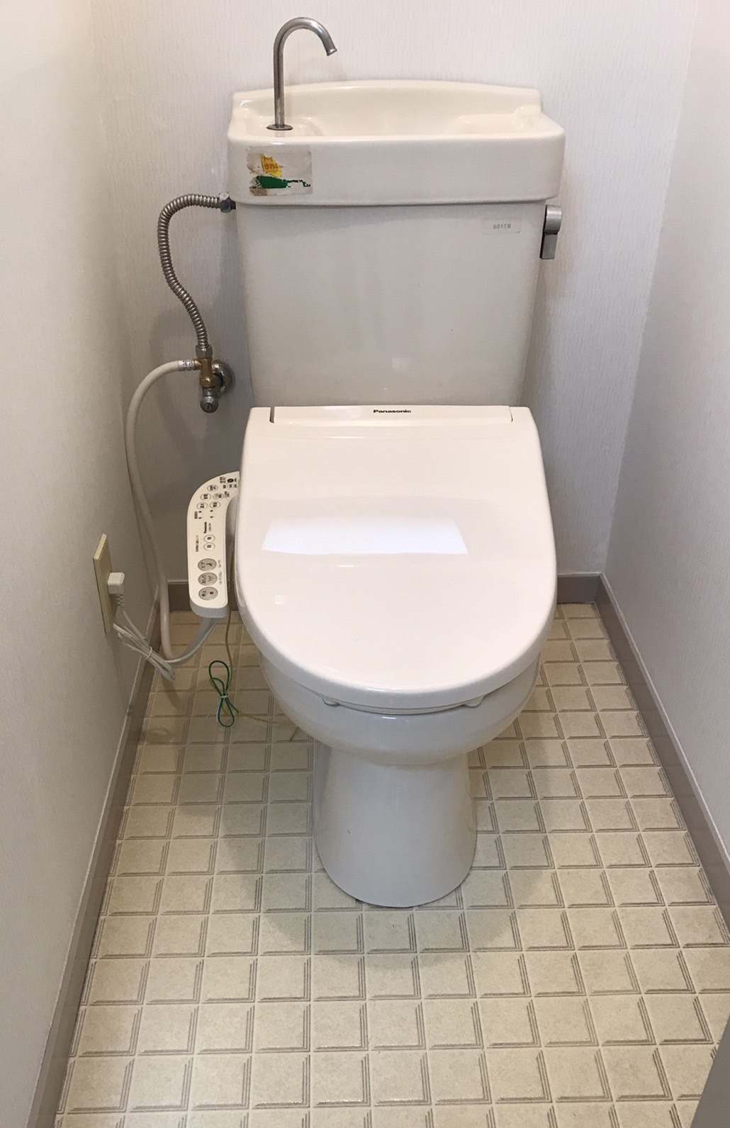 民泊不可パールフラッツのトイレ写真