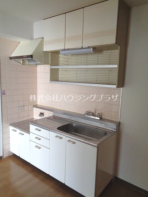 キッチン　ガス２口対応キッチン