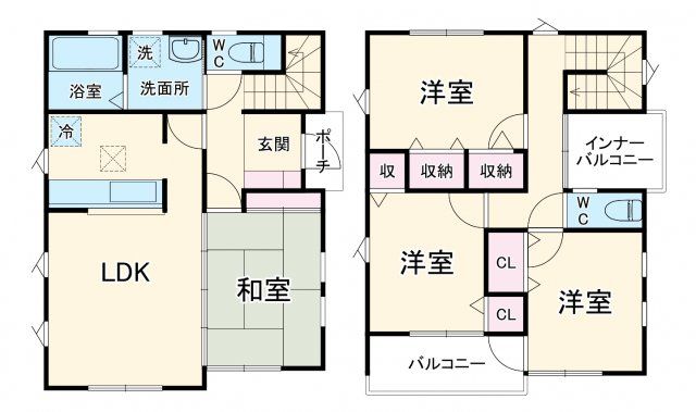 平塚田村1丁目戸建の間取り写真