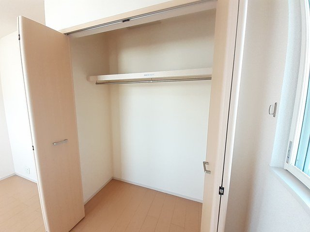 収納　たっぷりとした収納スペースです