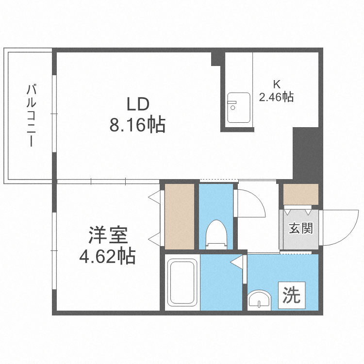 LILAC壱番館の間取り写真