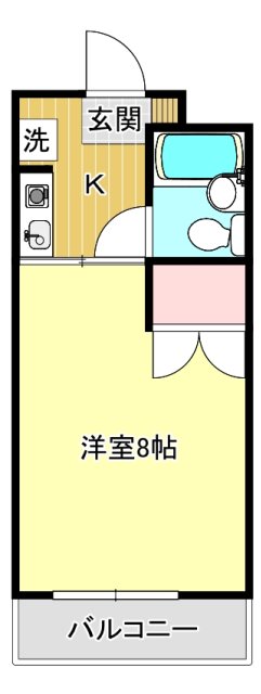 ウエストタウンハイツの間取り写真