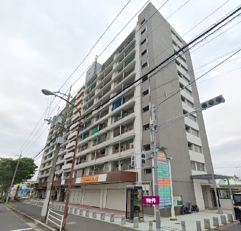 鶴山台1号棟の外観写真