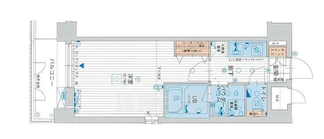 アスヴェル京都市役所前3の間取り写真