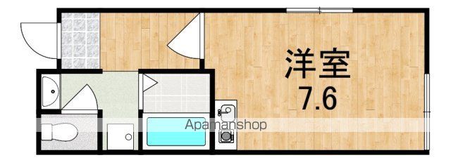 佐紀町平屋の間取り写真