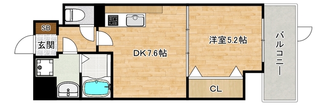 ＪＲ大阪環状線 桃谷駅 徒歩7分 10階建 新築の間取り写真