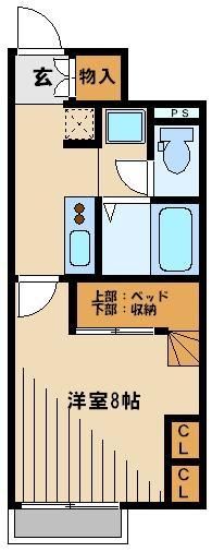 レオパレスプラシード竹丘IIの間取り写真