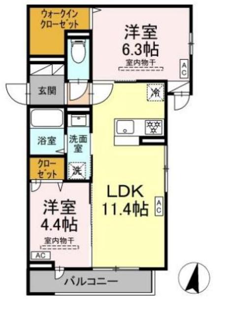 ＪＲ横浜線 橋本駅 徒歩9分 3階建 新築の間取り写真