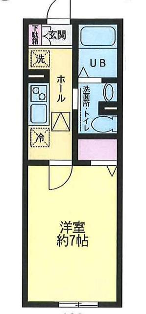 ＪＲ総武線 幕張本郷駅 徒歩15分 2階建 築14年の間取り写真