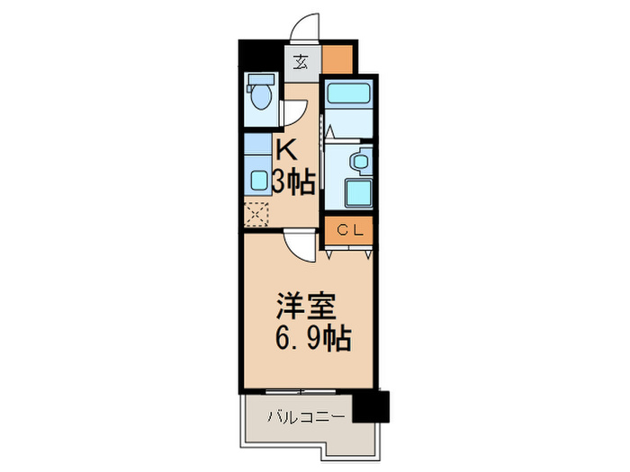 アルゴヴィラージュ天神の間取り写真