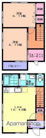 三関小野寺貸家の間取り写真