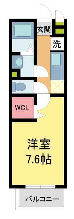 セジュール西岡本の間取り写真
