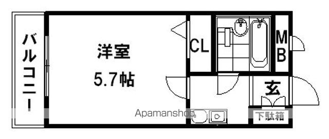 地下鉄桜通線 吹上駅 徒歩8分 3階建 築34年の間取り写真