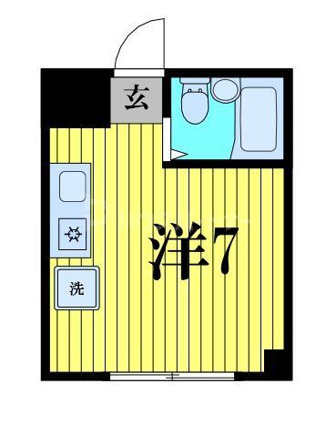 ＪＲ総武線 西船橋駅 徒歩7分 4階建 築35年の間取り写真