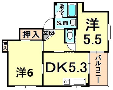 レジデンシア甲子園の間取り写真