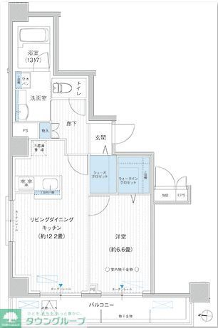 パークスリー高円寺の間取り写真