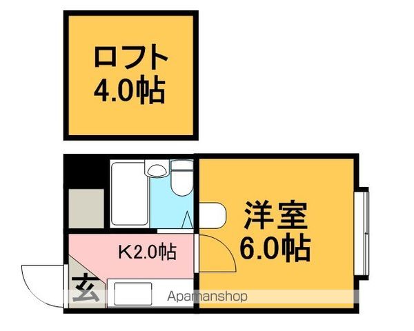 グローリーコートの間取り写真