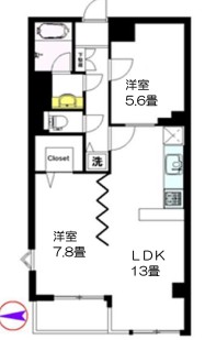 グランドゥールオークラの間取り写真