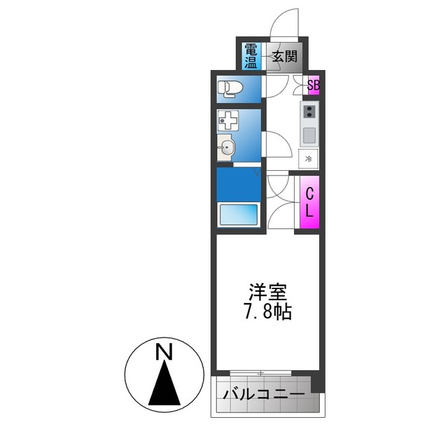 CASSIA高井田NorthCourtの間取り写真