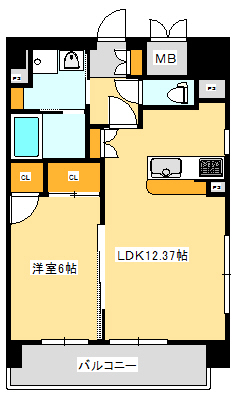 ファロス富沢の間取り