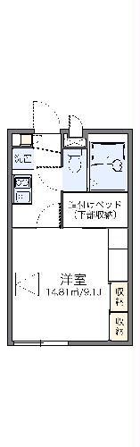 レオパレス裕也の間取り