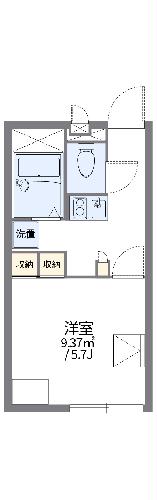 レオパレステラの間取り