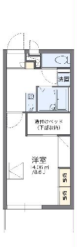 レオパレス月島の間取り