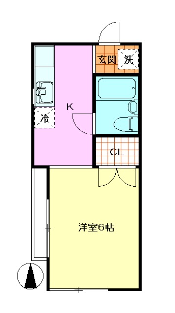 コーポ半澤の間取り