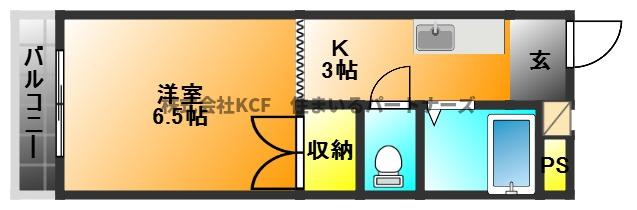 コンバーチブルIIの間取り