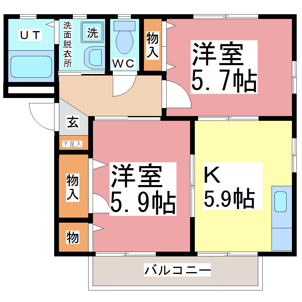 フォーレスYの間取り